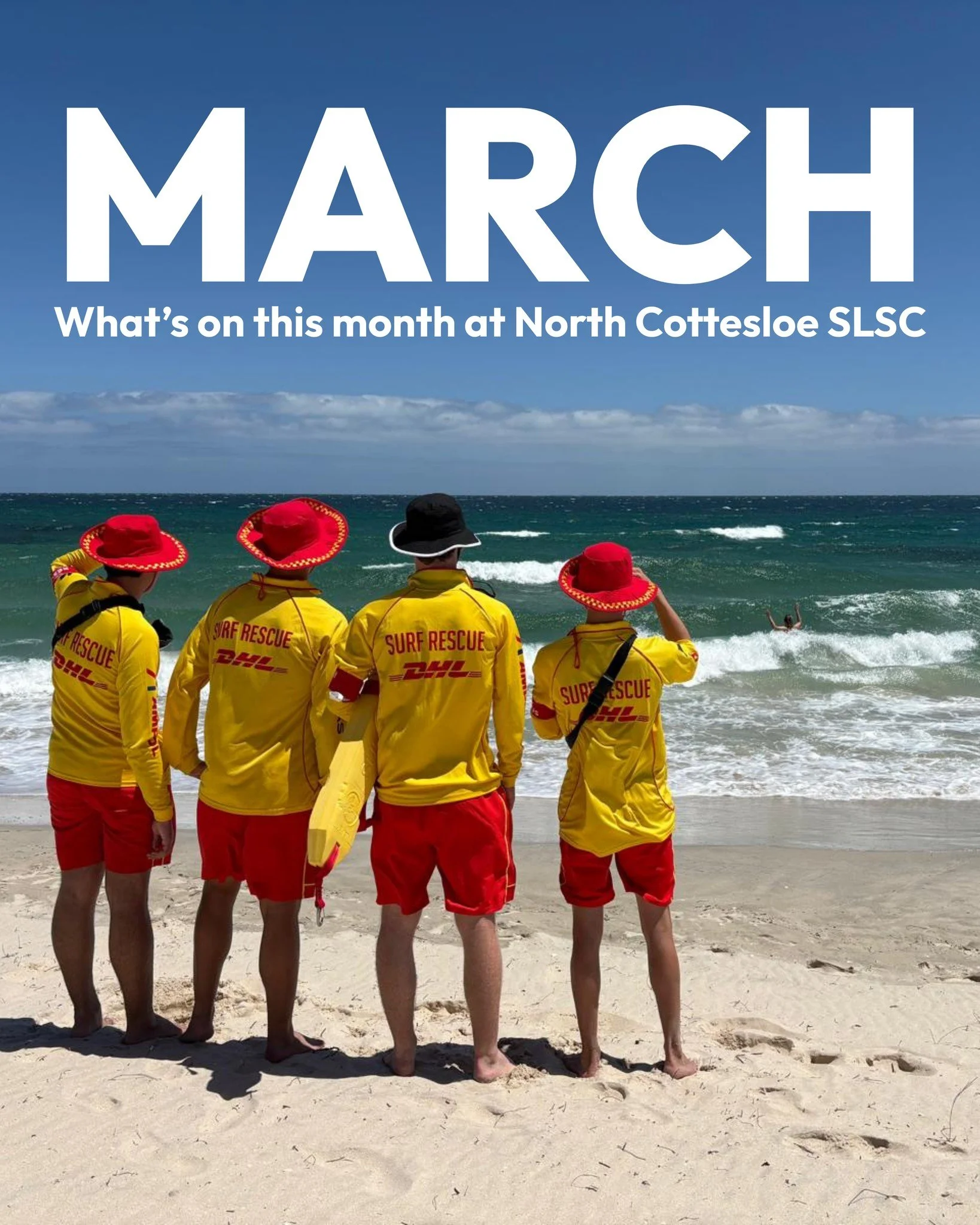 MARCH at North Cott ⚡️

We&rsquo;re at the pointy end of the surf sports season. State Champs are in full swing, then it&rsquo;s onto the big stage on the Gold Coast for Aussies.

Plenty is happening around the club beyond racing as well. Swipe to se