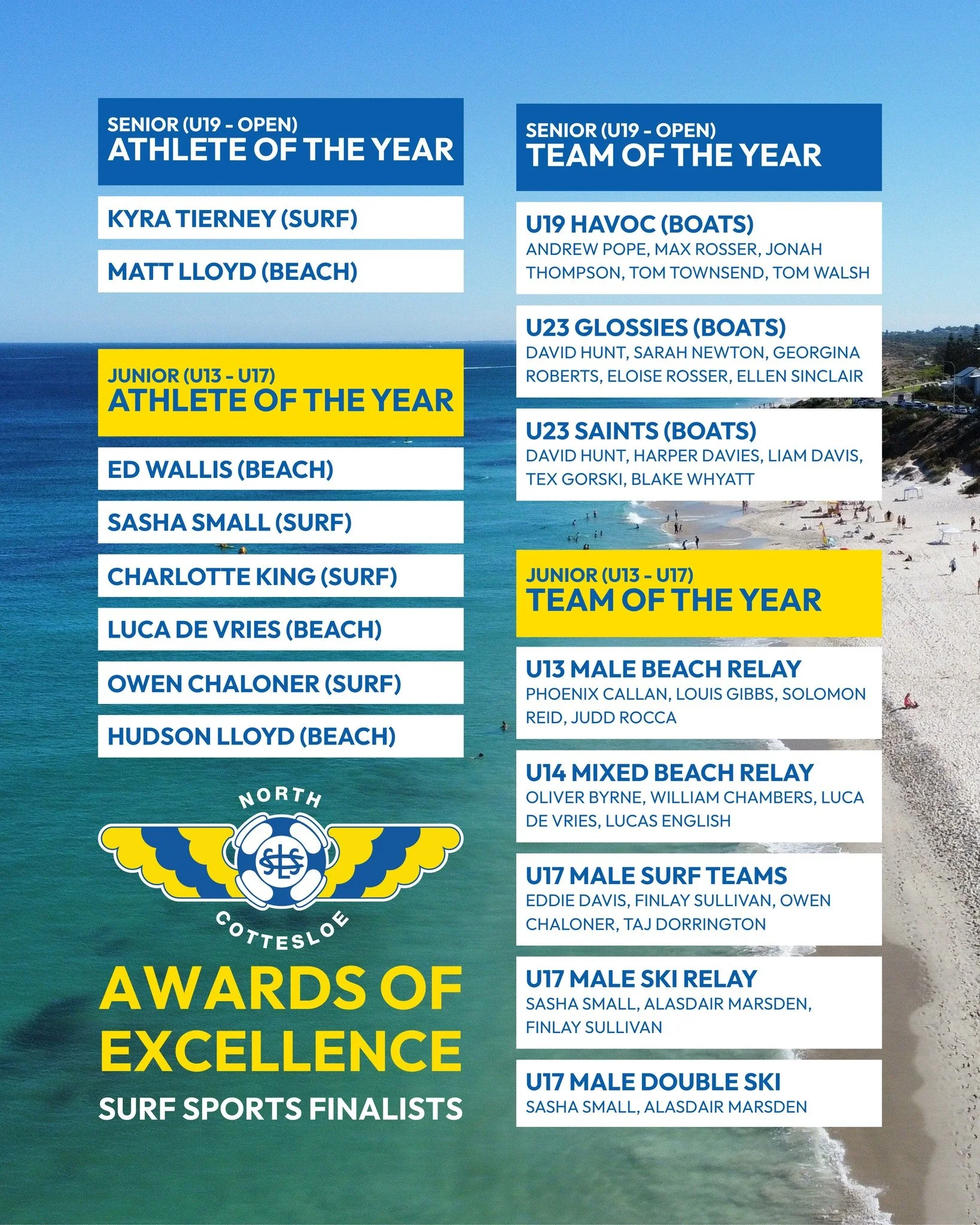Your 2026 Surf Sports Awards Finalists 👏 

Winners presented at the 2026 Annual Dinner on 23 May 🏆 

Time to secure those tickets (link in bio) 🎟️