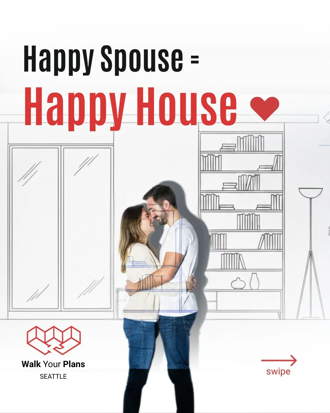 ❤️ Happy spouse = happy house.

But misunderstood floor plans, mid-construction changes, and &ldquo;I thought that&rsquo;s what you meant&rdquo; moments can quickly create tension. 😬

📐 Walk your plans together at full scale to catch issues sooner,