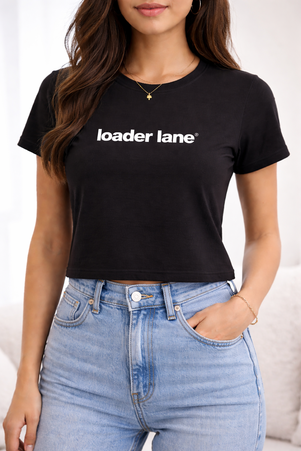 White LL lc logo on woman 2.png