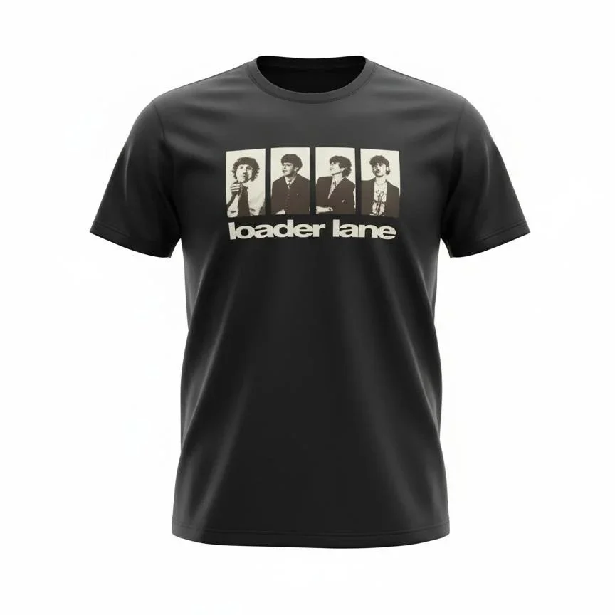 Relaxed Fit Tee w LL 4 Pic in Brown