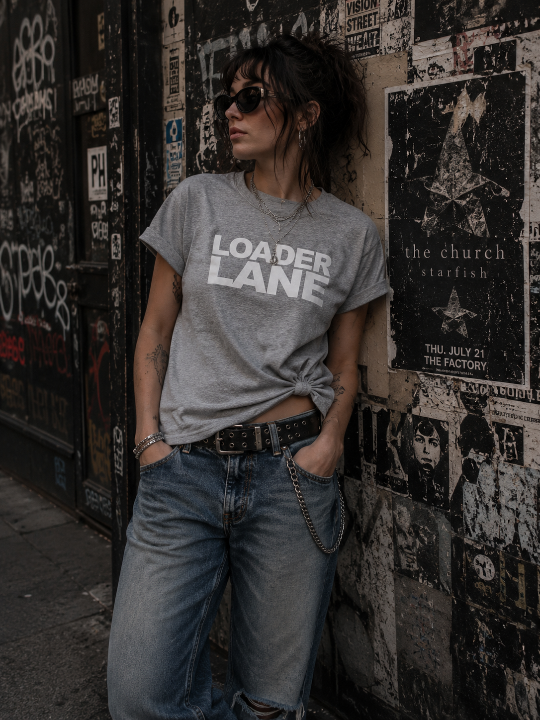Premium Tuck LL Tee Grey