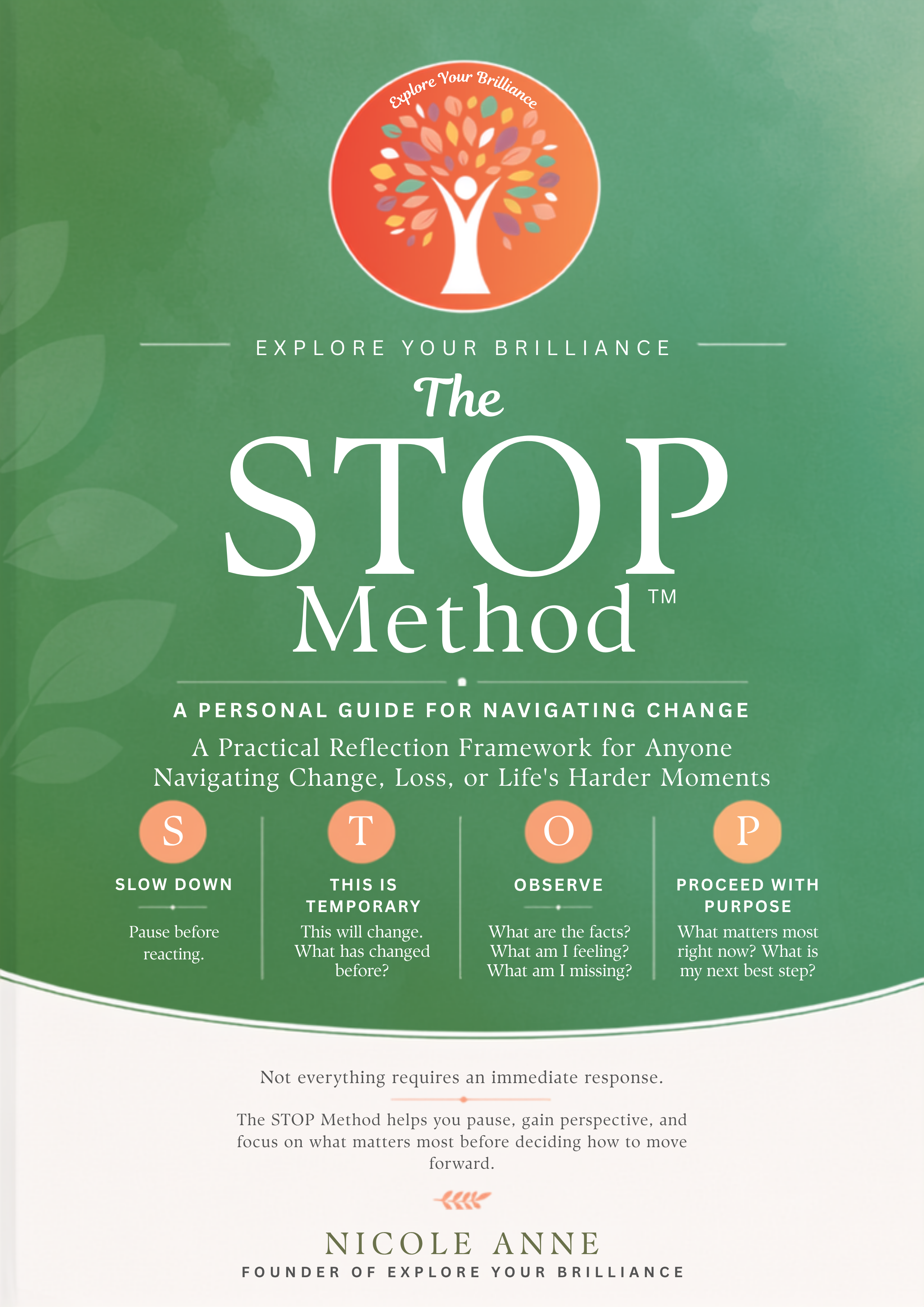 The STOP Method — A Personal Guide for Navigating Change