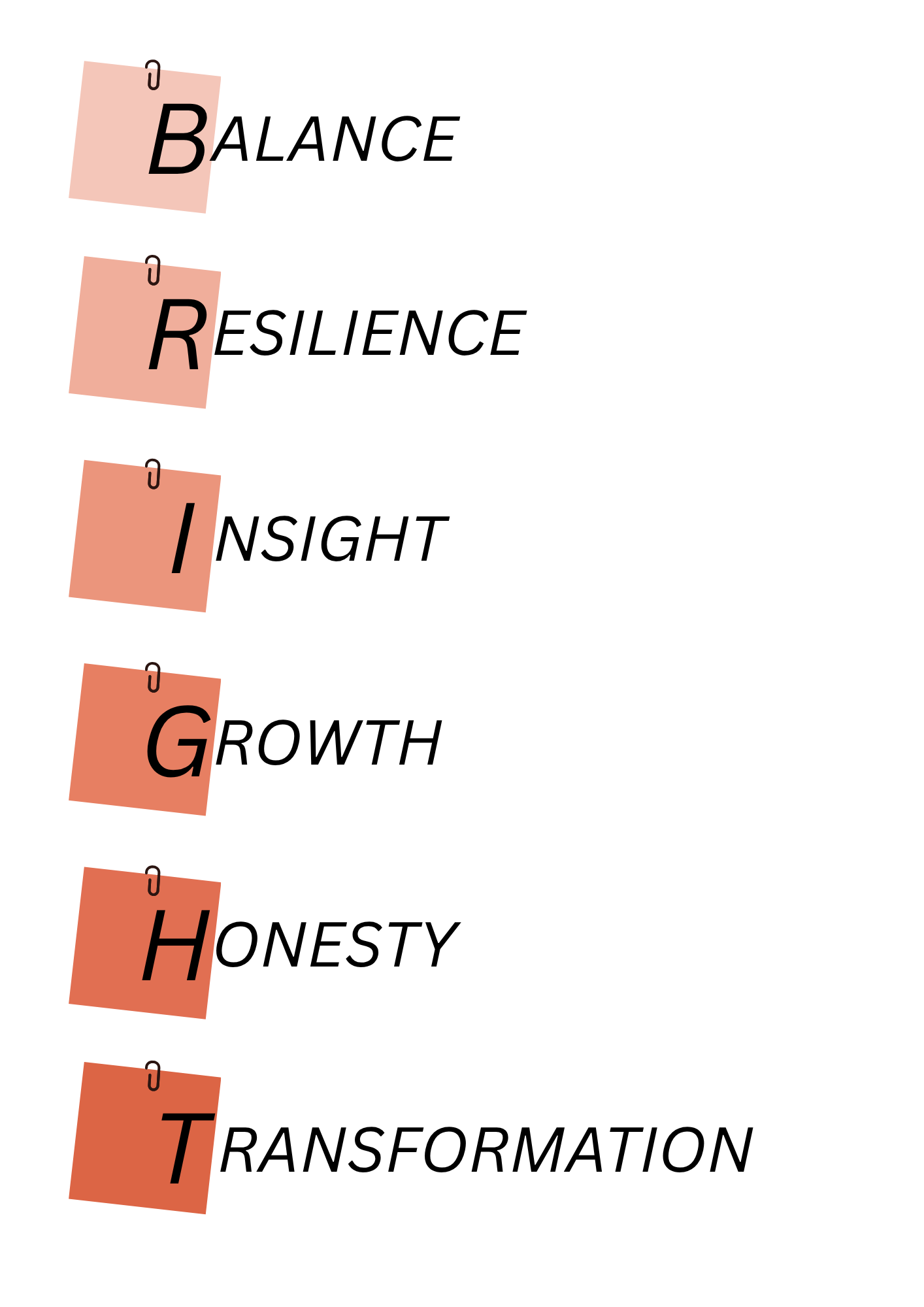 Explore Your Brilliance Values