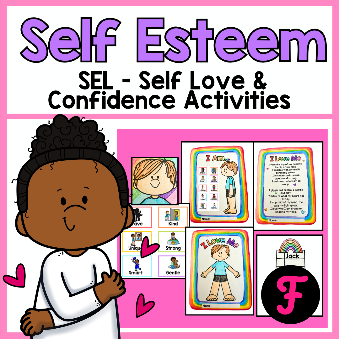 Self Esteem Confidence Self Love SEL Activities for Autism Special Education