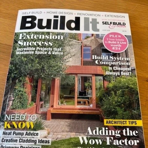 We&rsquo;re excited to share that one of our designs, Wayside, has been featured in the June issue of @builditmagazine.

Set within a mature, tree-filled garden, this Arts &amp; Crafts&ndash;inspired home blends natural stone, slate, and green oak to