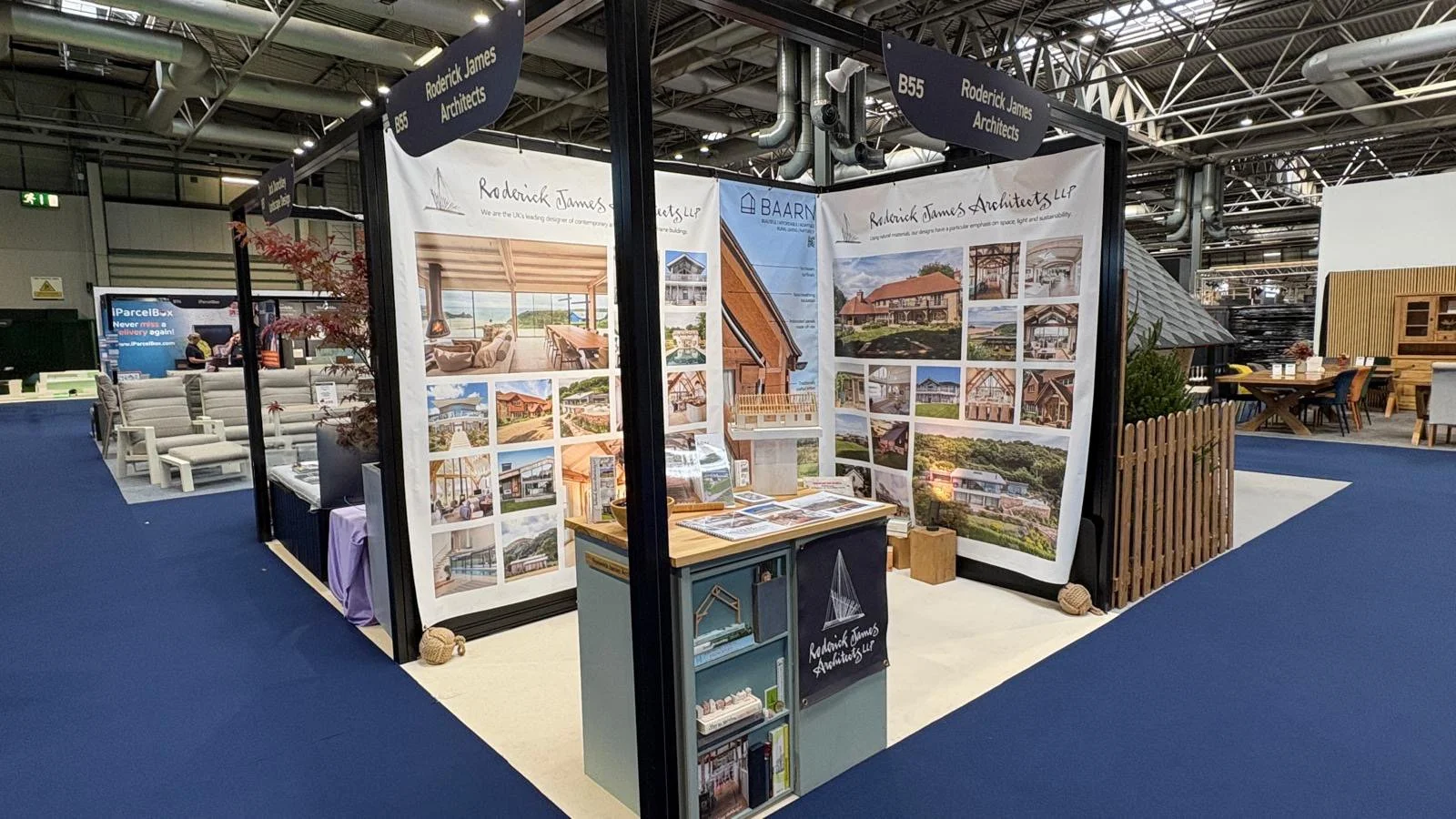 Our stand is up and we are ready to meet you at Grand Designs Live!

We will be here at the NEC, Birmingham each day from 10am-5pm on Stand B55.

Whether you're at the very beginning of your project or already have plans underway, we'd love to hear f