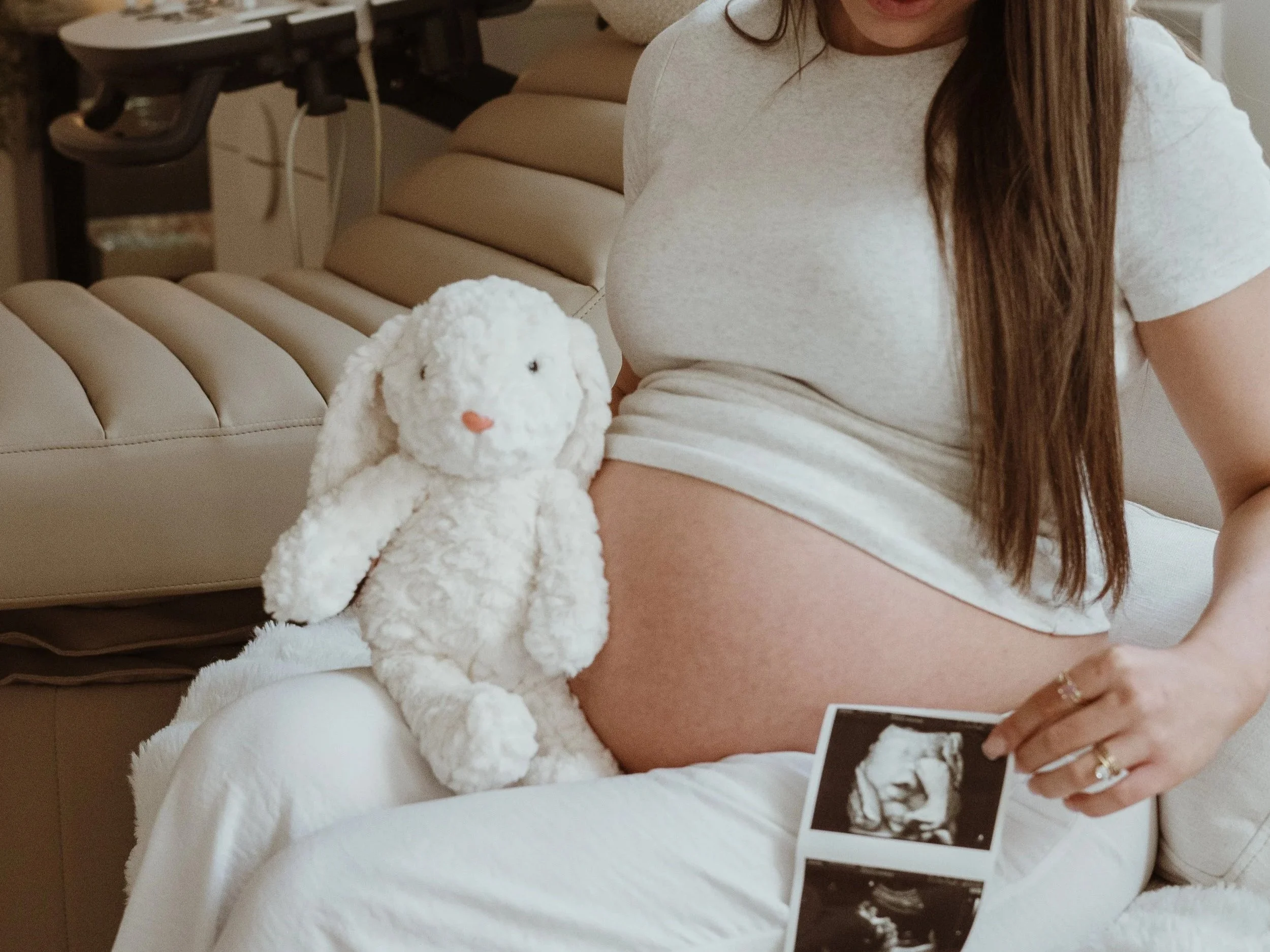 Heartbeat Bunny, Have your growing baby's heartbeat inside a teddy to hear anytime you wish