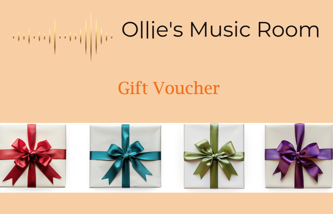 Music Lessons Voucher for 2x 30min lessons (instant download)