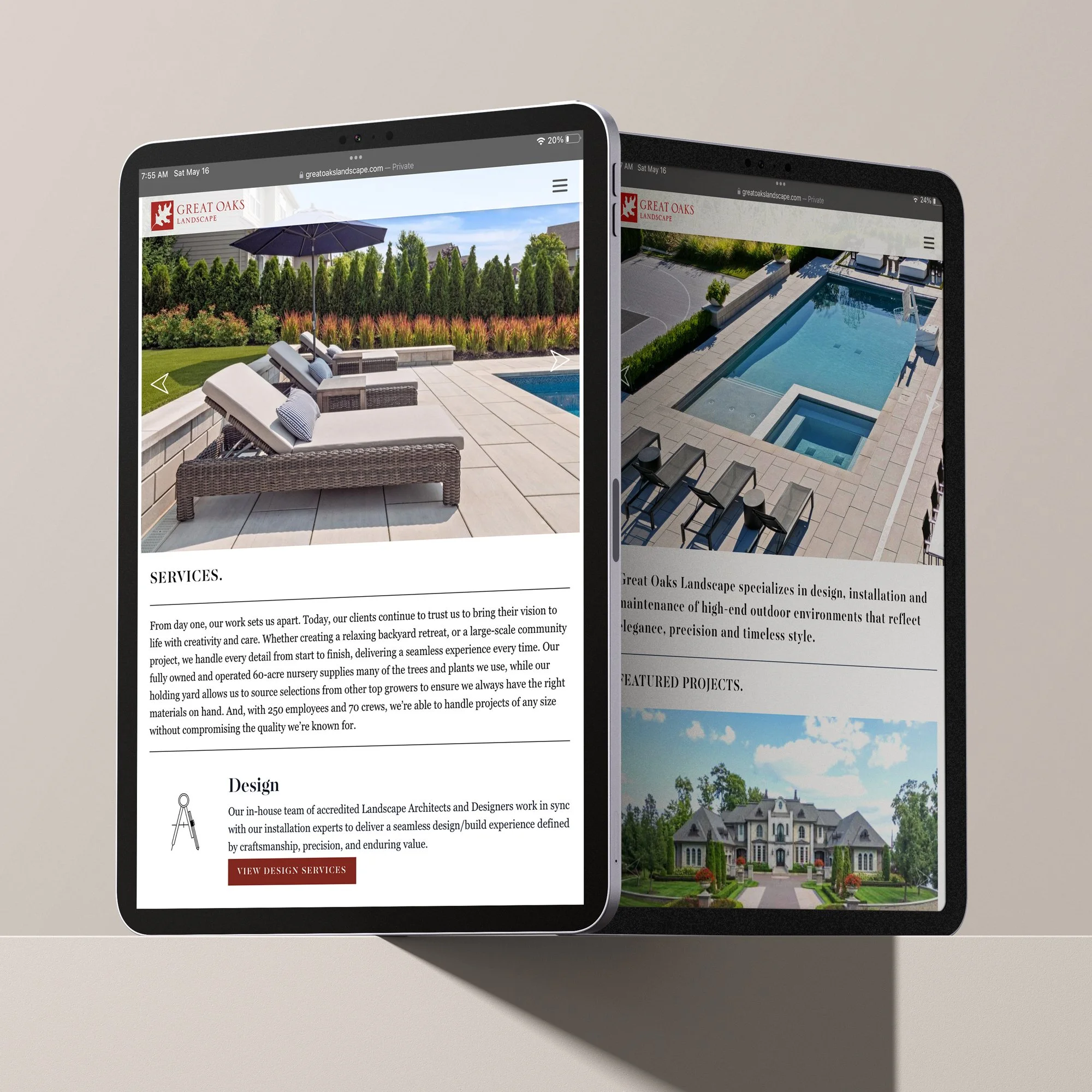 Great Oaks Website