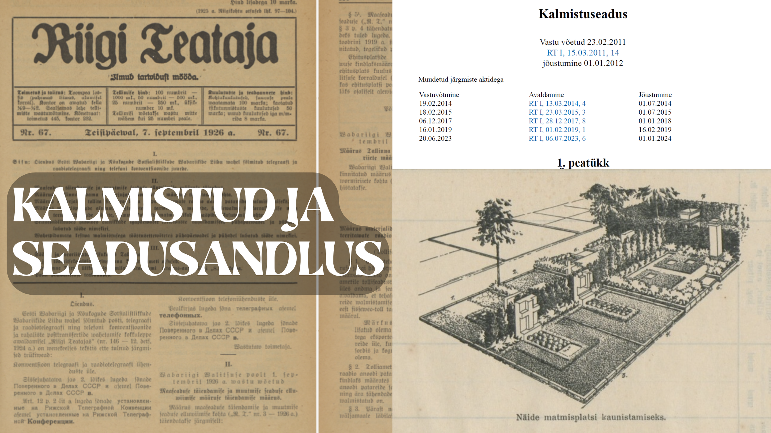 Kalmistud ja seadusandlus