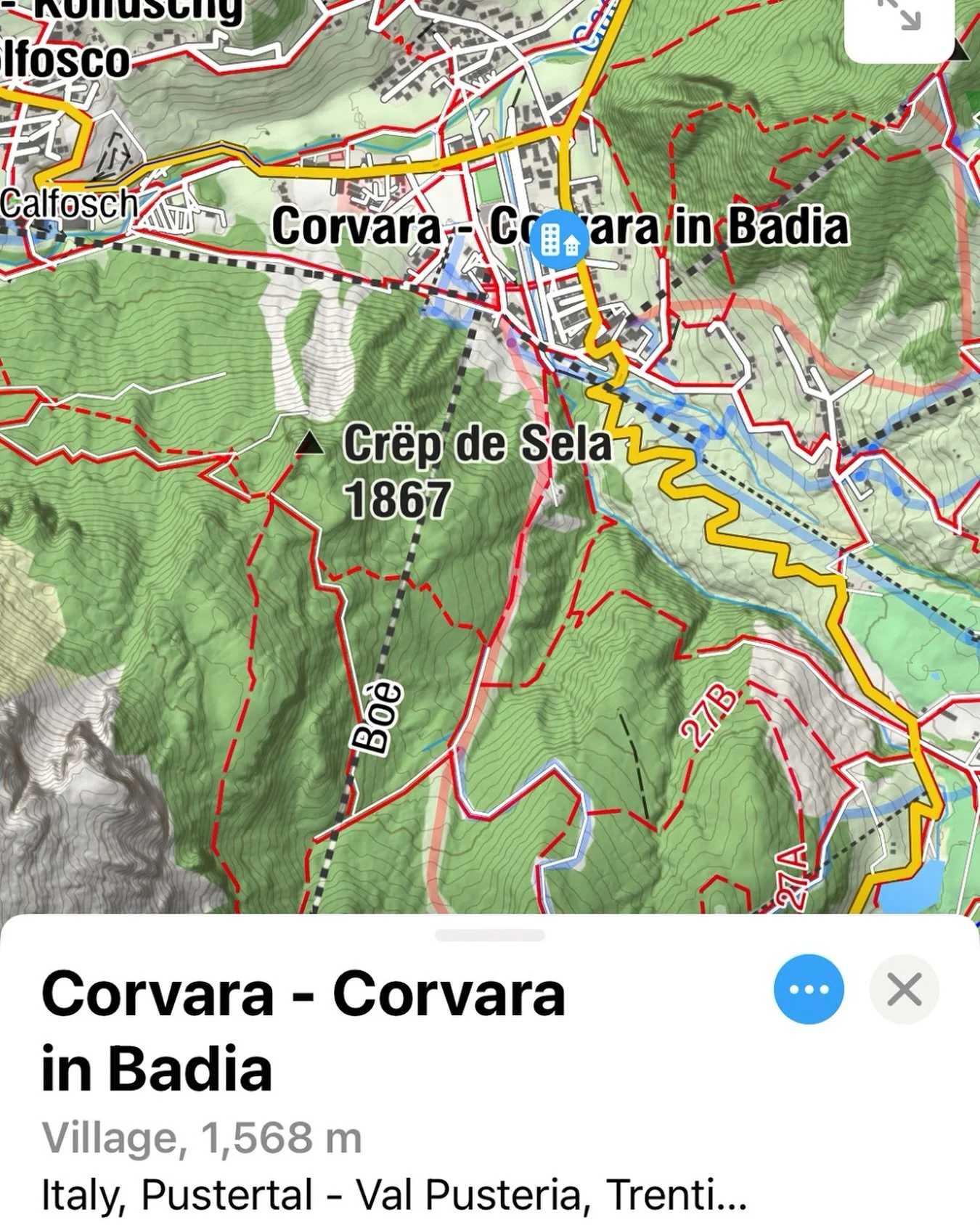 When it comes to planning hikes in the Dolomites, most people know about AllTrails or Komoot. But Mike at our hotel in Corvara introduced us to Bergfex &mdash; and honestly, we love it. 🙌

✅ Way more detail on routes
✅ Elevation lines + terrain maps
