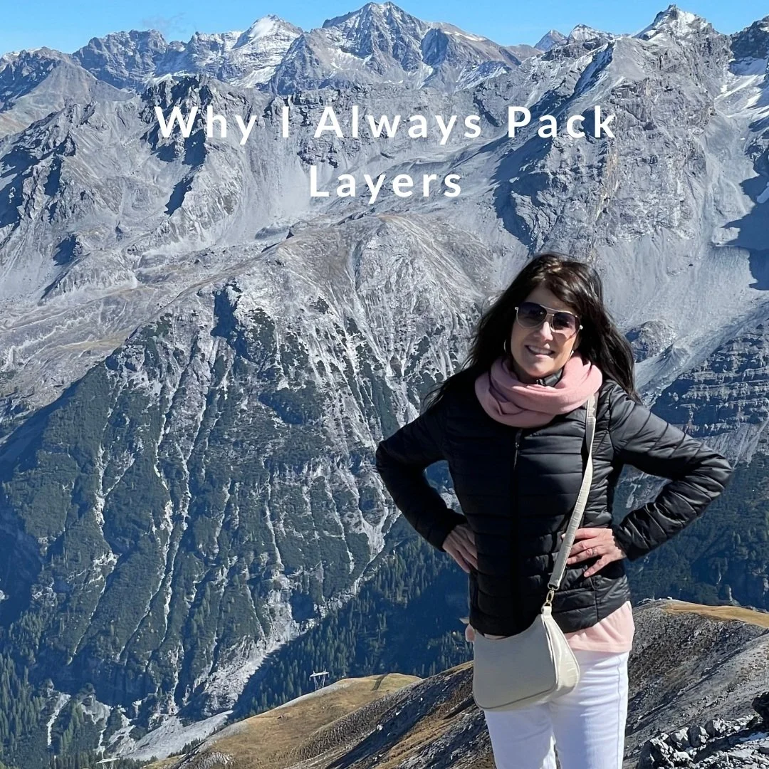 The forecast in the valley does not tell you what it will feel like at 8,000 feet.
A mountain lift can take you from summer heat to cold wind in minutes. Even on a sunny day, carry a warm layer and a lightweight waterproof or windproof jacket.
https: