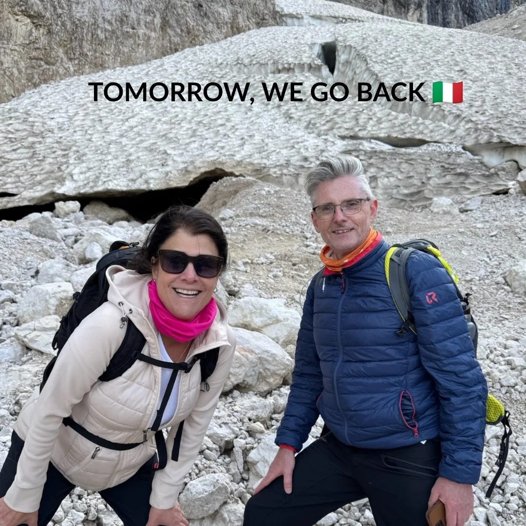 Tomorrow, we're heading back to the Dolomites. I've been talking about this trip for weeks, so I won't pretend that's news. 😂 But this one feels a little different.
I'll be sharing bits of our trip while we're there - new hikes, hotels, places I'm r