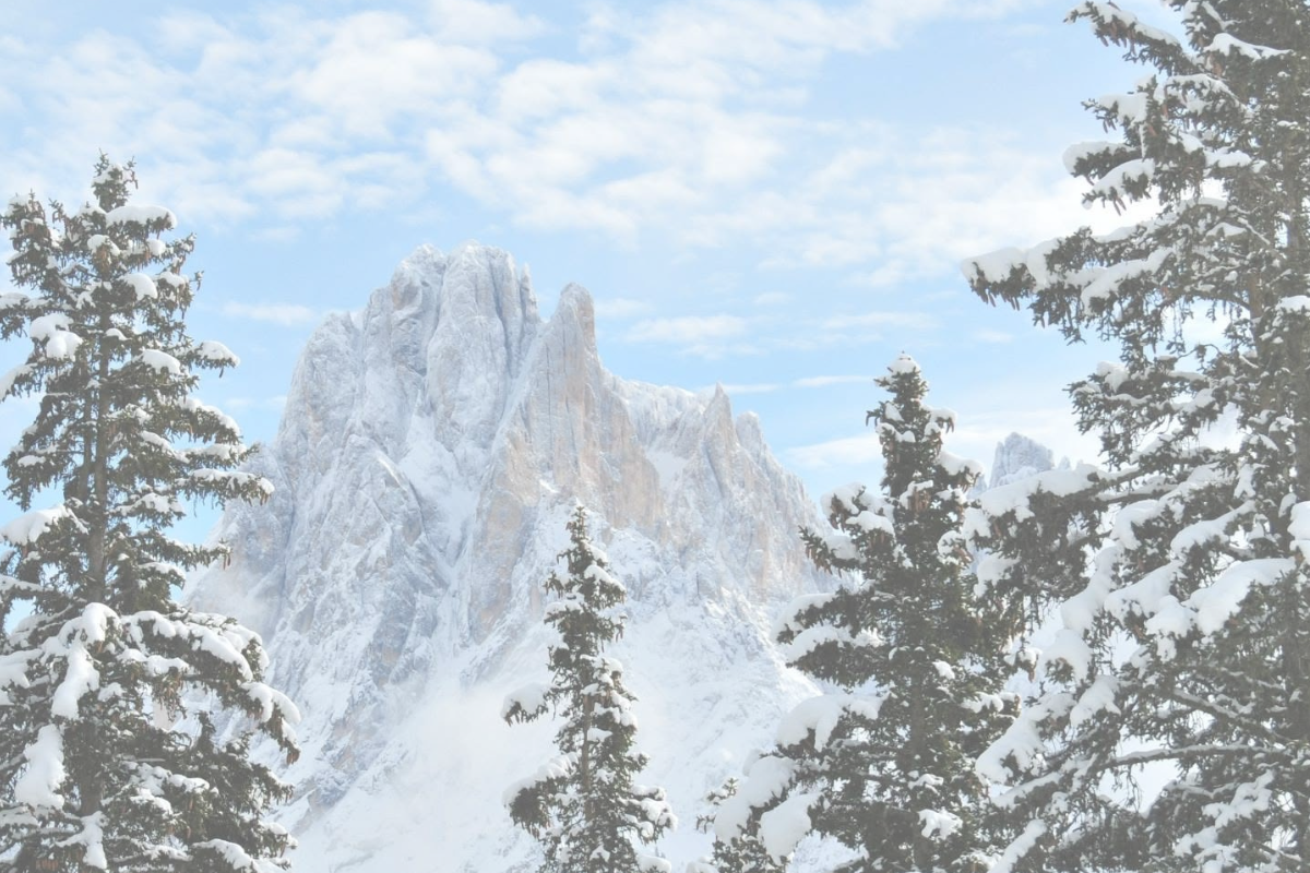 Winter in the Dolomites