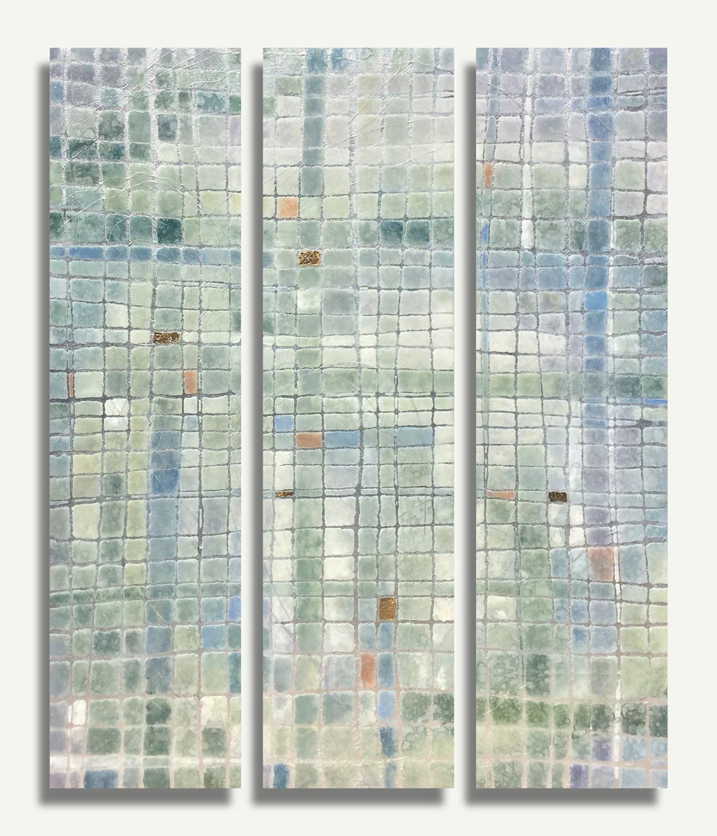Quiet Veridian Triptych