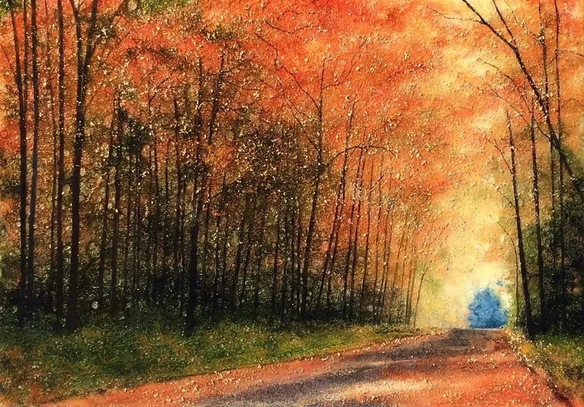 Song-Of-Autumn-Red-Woods-Landscape-Oil-Painting.webp