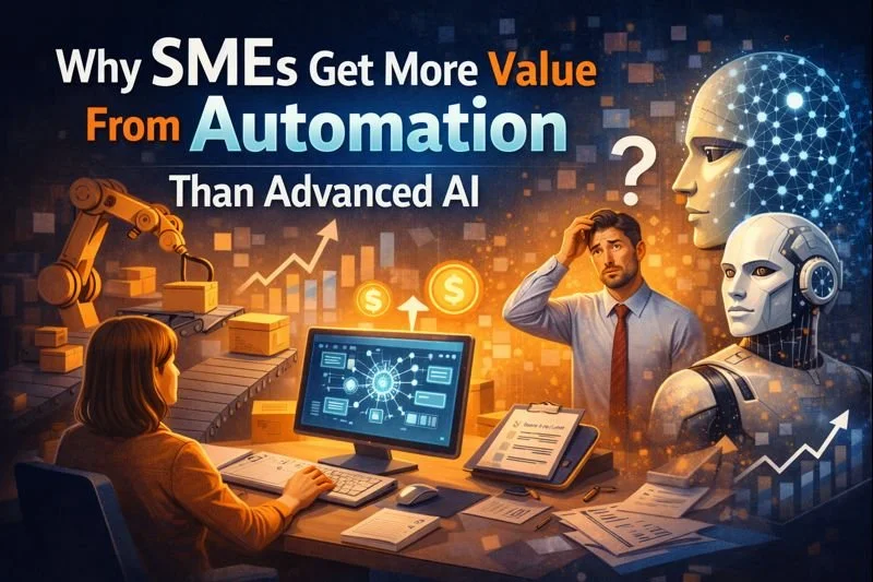 Why Most SMEs Don’t Need “Advanced AI”,  They Need Reliable Automation