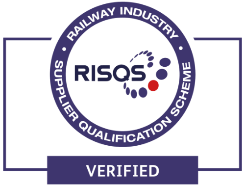 RISQS verified supplier logo for rail industry