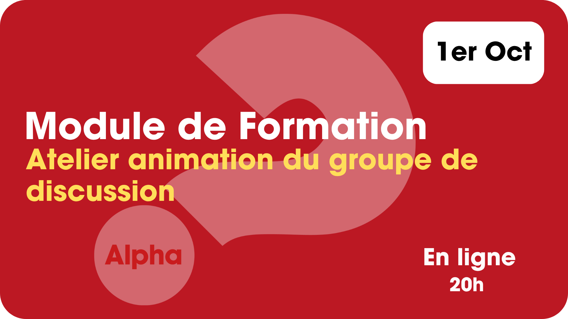 Atelier animation du groupe de discussion