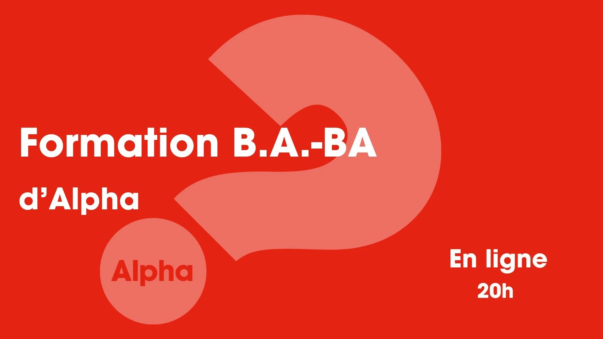 Formation B.A.BA