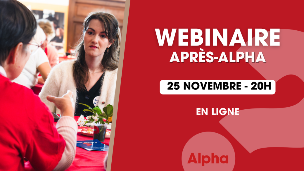 Webinaire "L'après Alpha" - 25 novembre 2026  En ligne