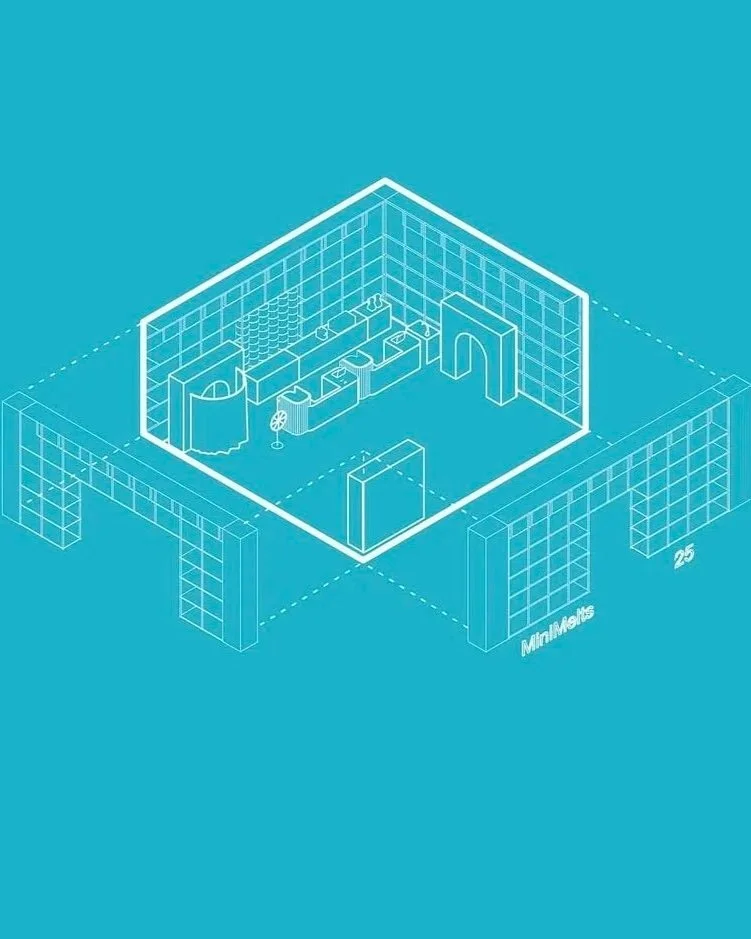 An isometric drawing 