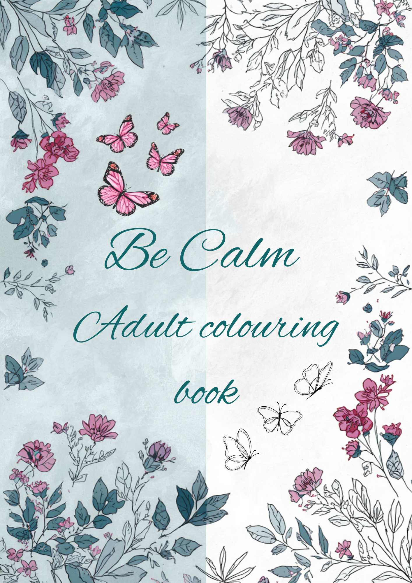 Calm colouring book