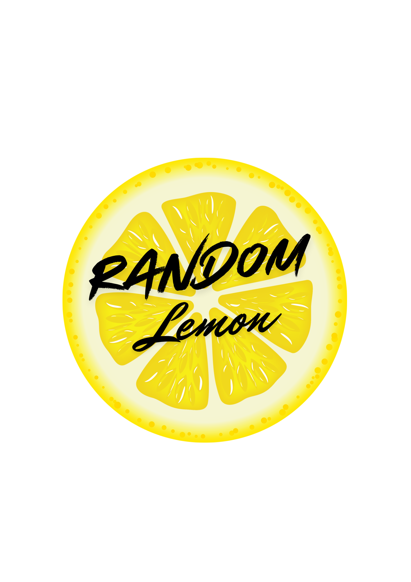 Random Lemon - Hand crafted stationary with meaning
