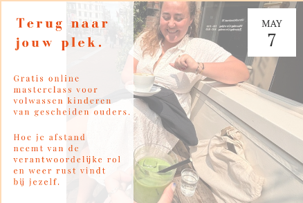 Je ouders gaan uit elkaar als je 25 bent en ineens sta jij ertussen…