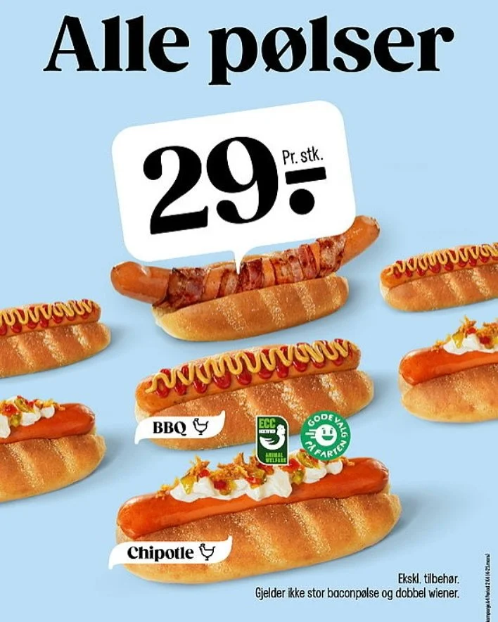 π₯πPØLSEKAMPANJEππ₯
Fra 4. - 25. mars kjører Narvesen på med pølsekampanje π Ta turen innom Brage og den trivelige gjengen på Narvesen LadeTorget om du er sulten i farta π₯³