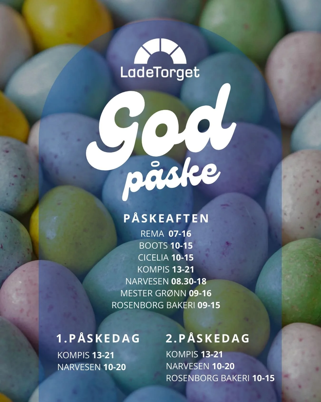 Vi har &aring;pent igjen i morgen! 🤩🐣
Sjekk ut v&aring;re &aring;pningstider resten av p&aring;ska✨