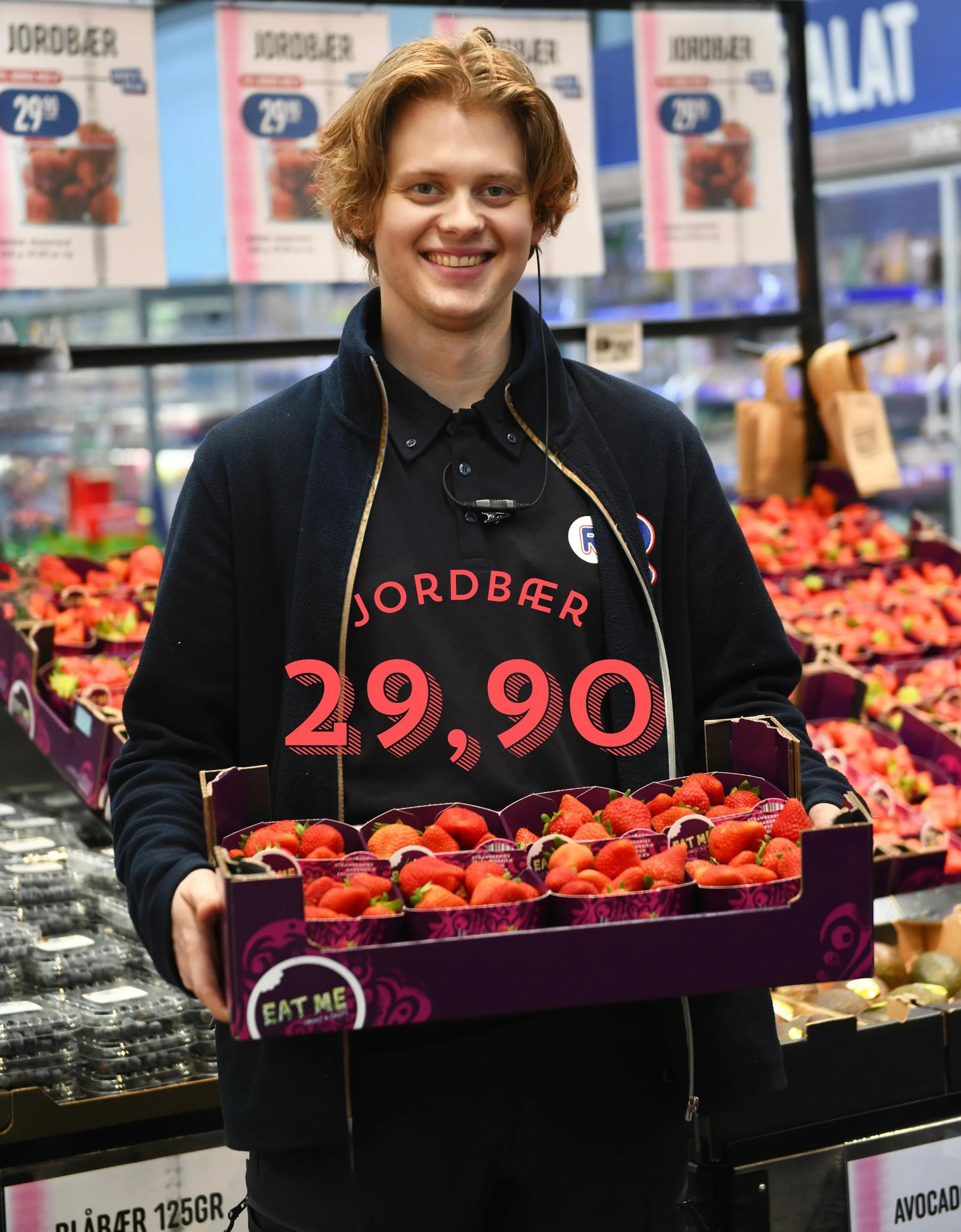 🍓 KUN I DAG! 🍓

Sikre deg s&oslash;te og saftige jordb&aelig;r til kun 29,90 🍓🔥

📍 Rema 1000 LadeTorget
⏰ Tilbudet gjelder kun i dag &ndash; s&aring; v&aelig;r rask!

Perfekt til dessert, smoothie eller som en frisk sommerfavoritt ☀️