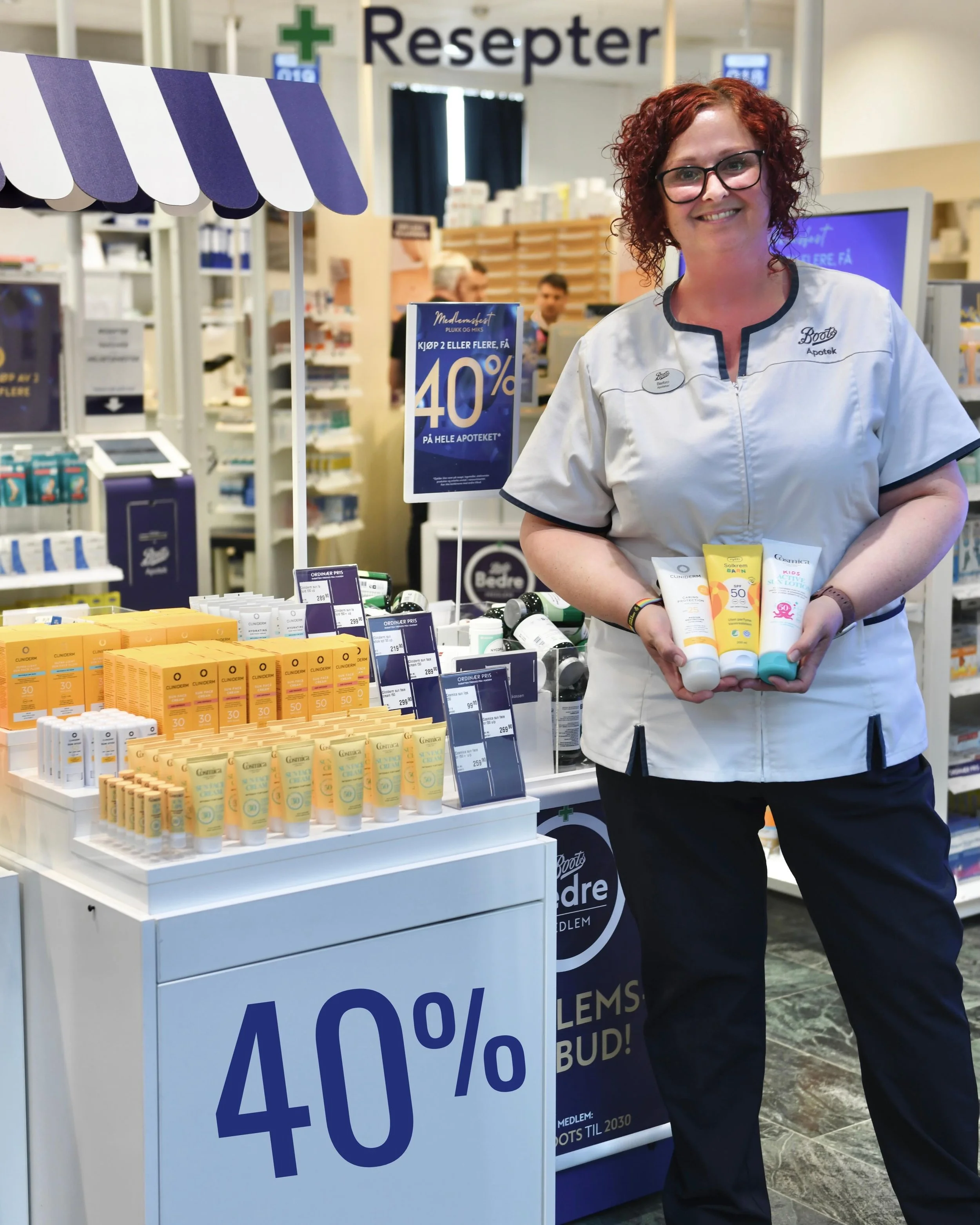 🎉 MEDLEMSFEST HOS BOOTS APOTEK LADETORGET! 🎉

N&aring; kan du plukke og mikse blant dine favoritter! 💙

🛍️ Kj&oslash;p 2 eller flere varer og f&aring; 40 % rabatt
✨ Gjelder p&aring; et stort utvalg produkter i apoteket
✨ Perfekt anledning til &ar