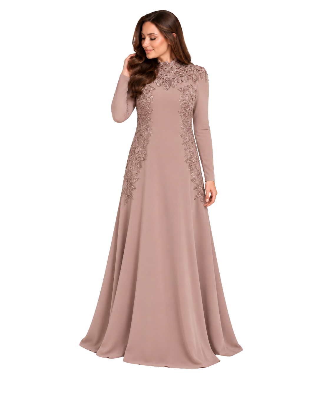 Custom Made Dusty Rose Floral Lace Gown web.png