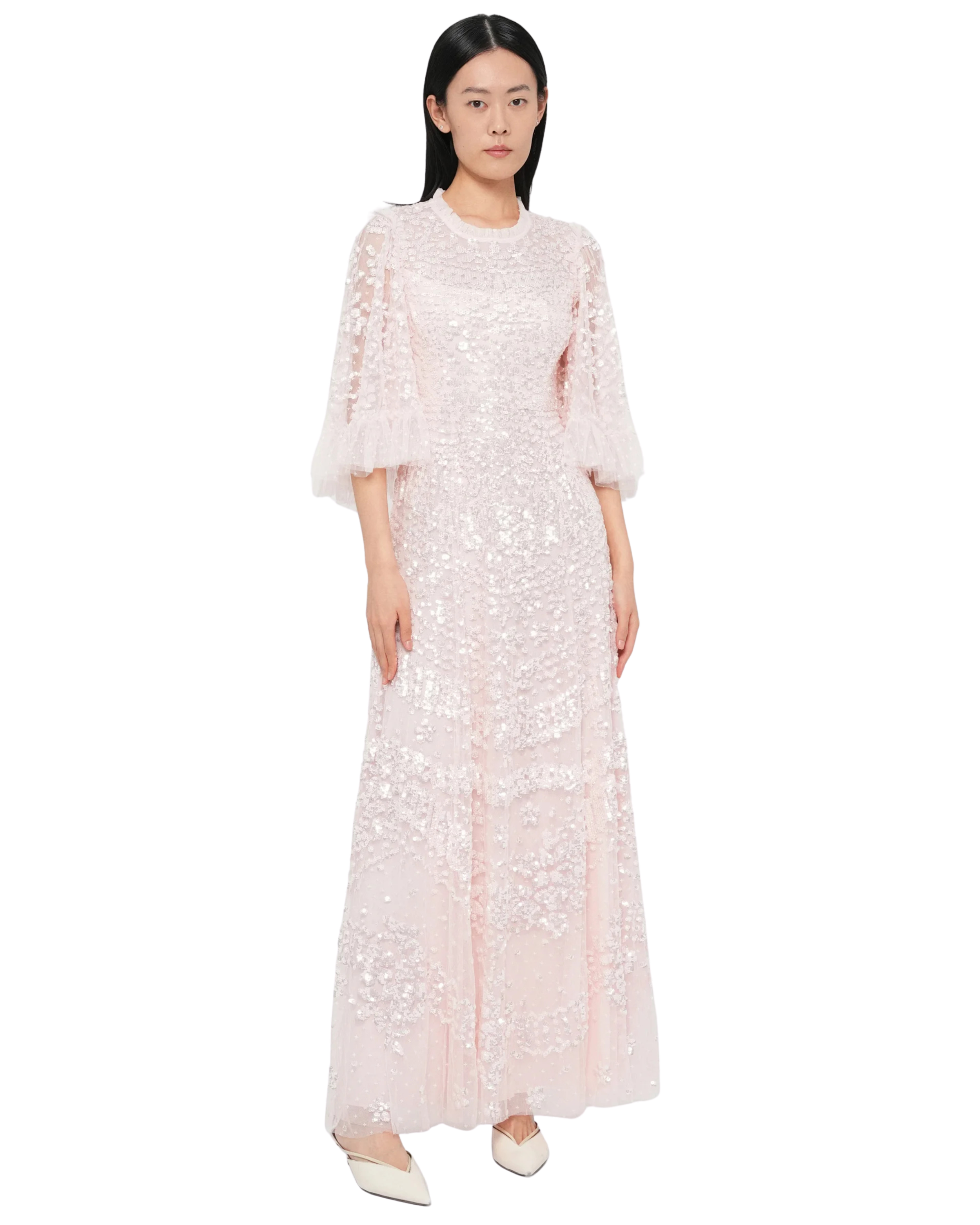 Needle and Thread Anais sequin gown