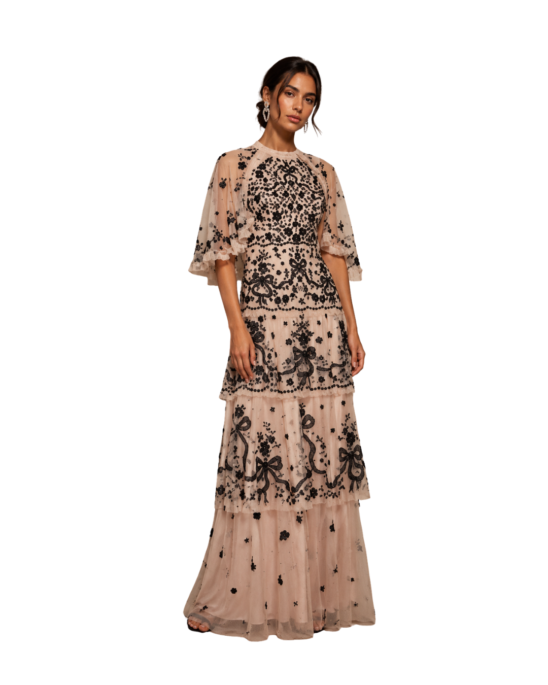 Needle and thread Caped Bonnie bow gown