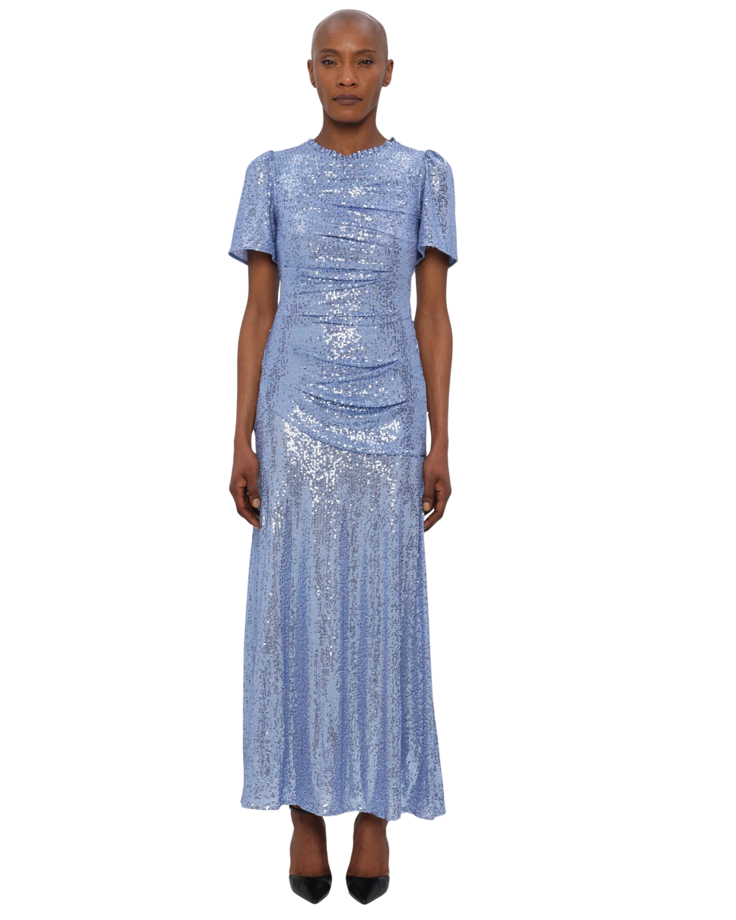 Needle and Thread Valentina round neck gown