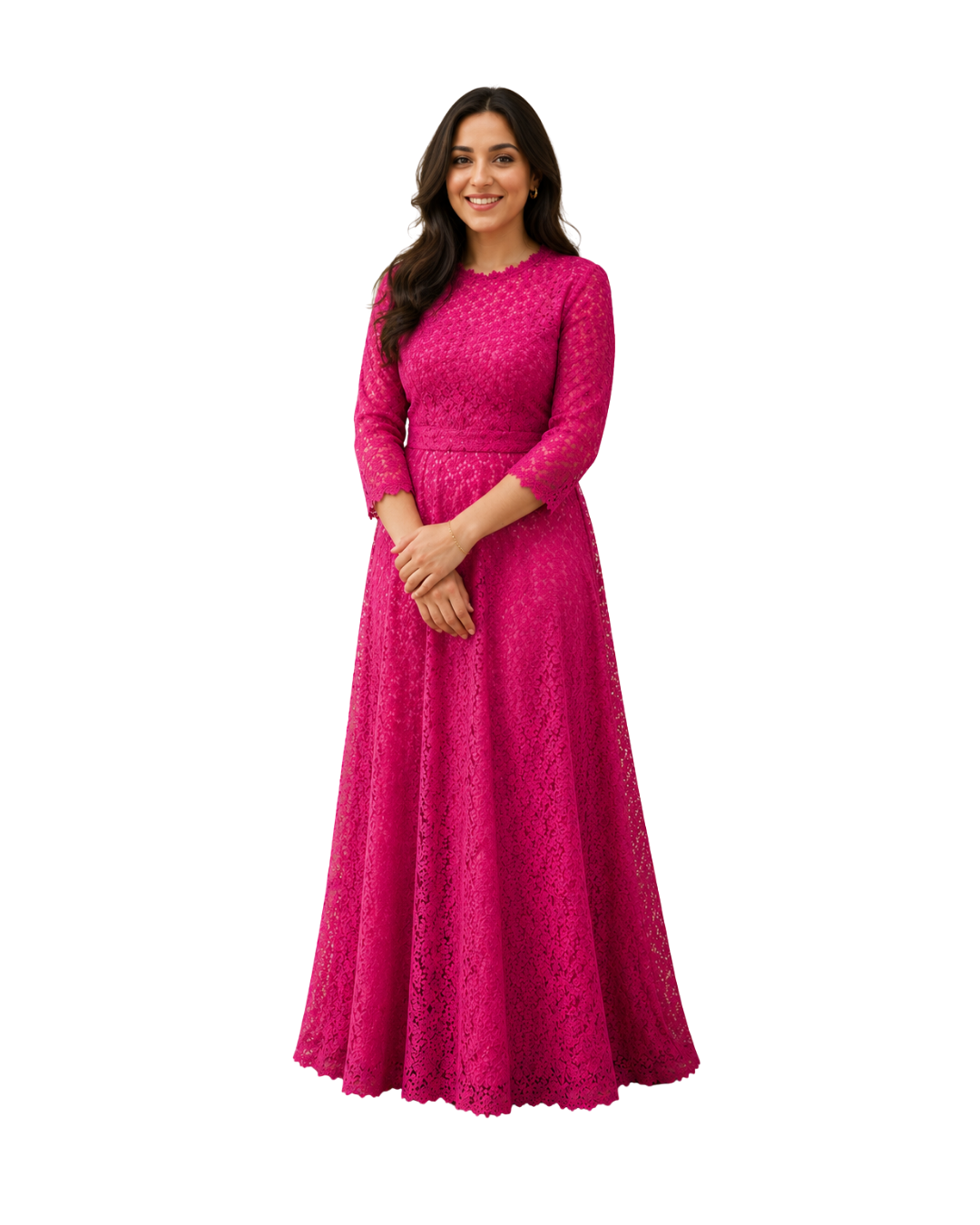Custom made pinks dress
