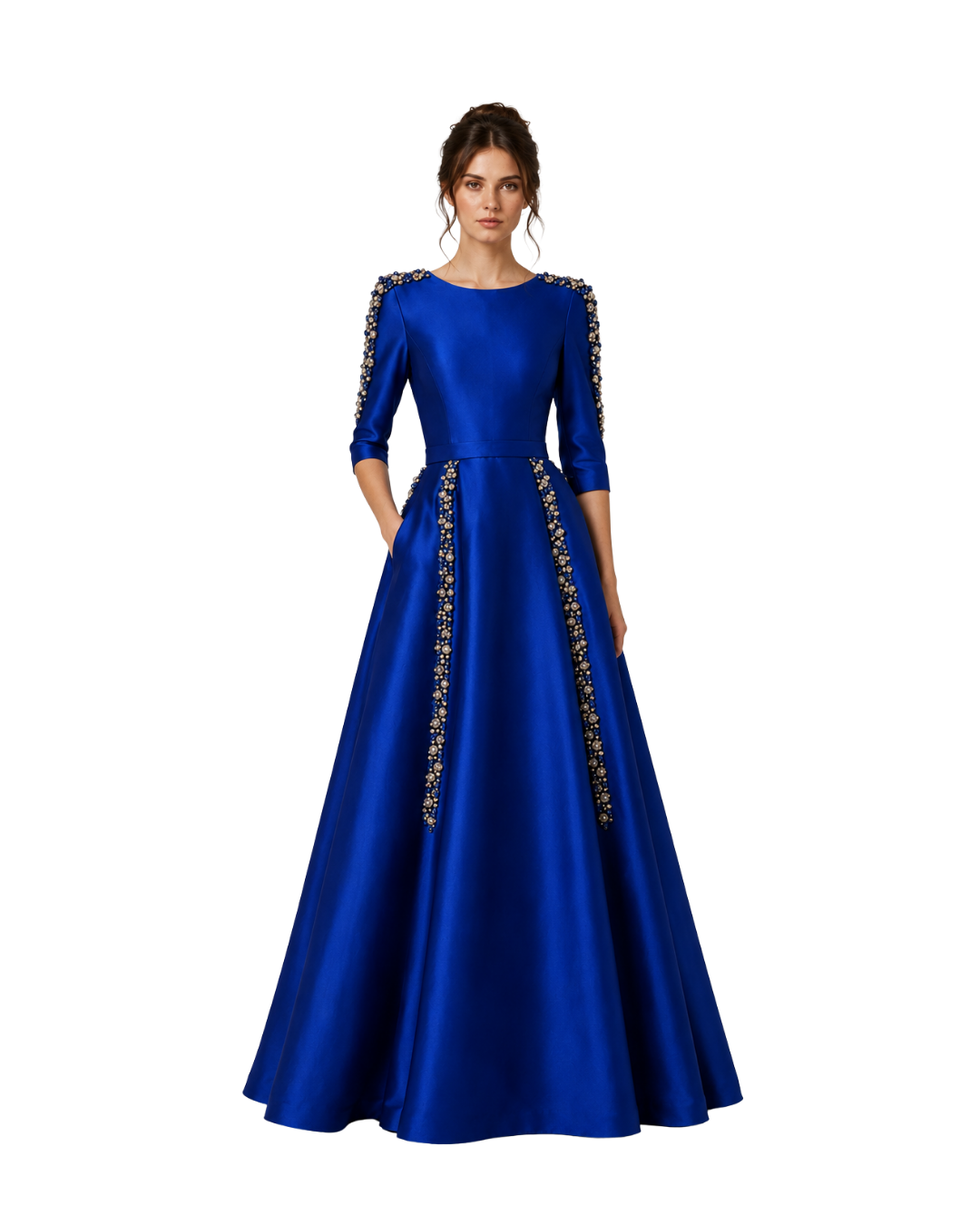 Chana Marelus Royal Blue Embellished Gown website.png