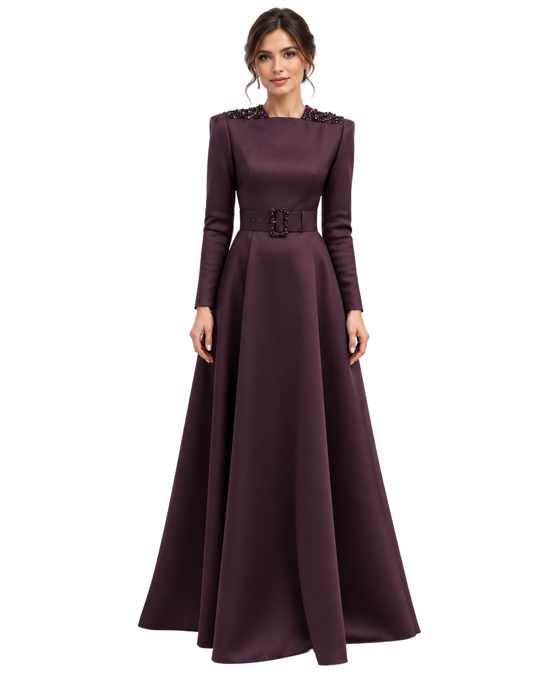 Custom Made Aubergine Royale Gown. web.png