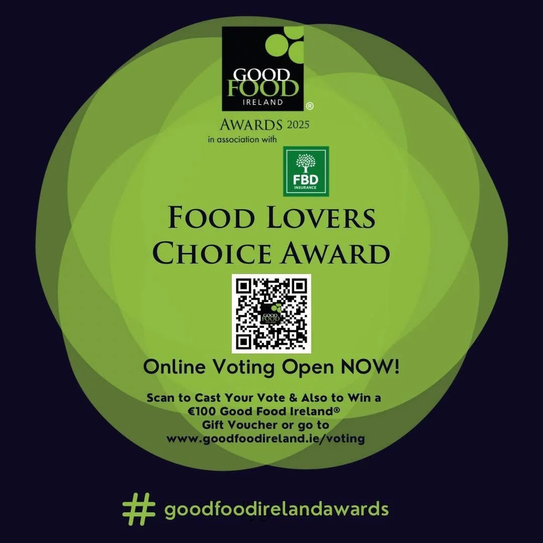 🌟 𝐇𝐚𝐯𝐞 𝐲𝐨𝐮 𝐜𝐚𝐬𝐭 𝐲𝐨𝐮𝐫 𝐯𝐨𝐭𝐞 𝐲𝐞𝐭? 🌟 Please cast a vote for us, we would really appreciate iti ❤️
The 𝐅𝐨𝐨𝐝 𝐋𝐨𝐯𝐞𝐫𝐬 𝐂𝐡𝐨𝐢𝐜𝐞 𝐀𝐰𝐚𝐫𝐝 is all about celebrating the people and places that make Irish food truly special