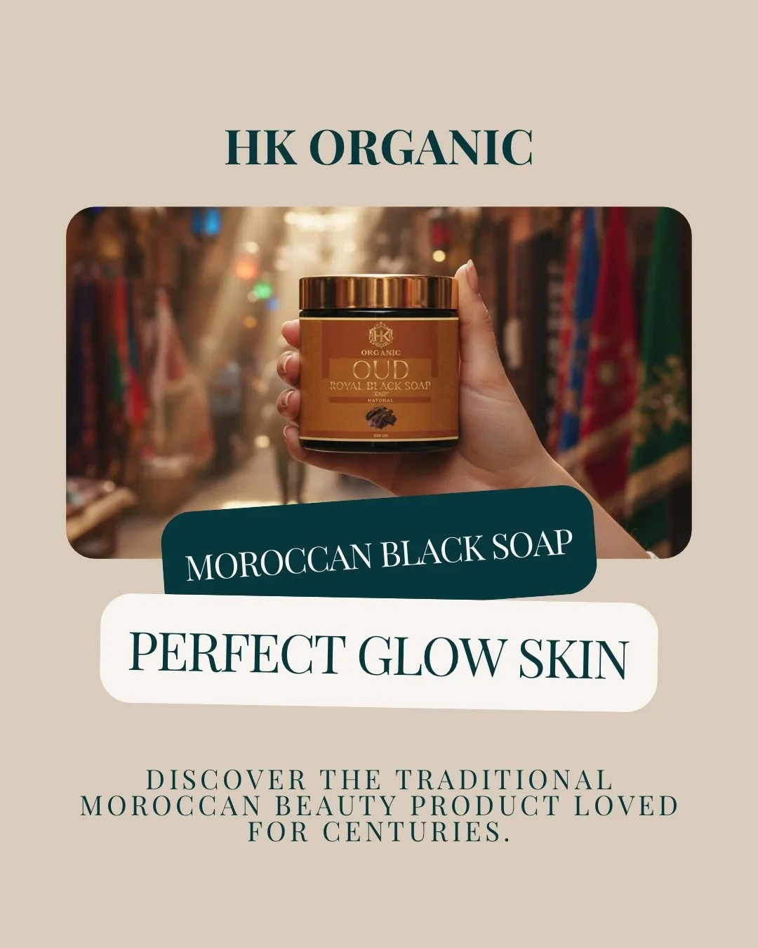 Stop using harsh scrubs, try THIS instead!

Discover the power of authentic Moroccan Black Soap 🇲🇦 a natural exfoliating soap used for centuries to cleanse, detox, and rejuvenate the skin.

This traditional beldi soap helps remove dead skin cells, 