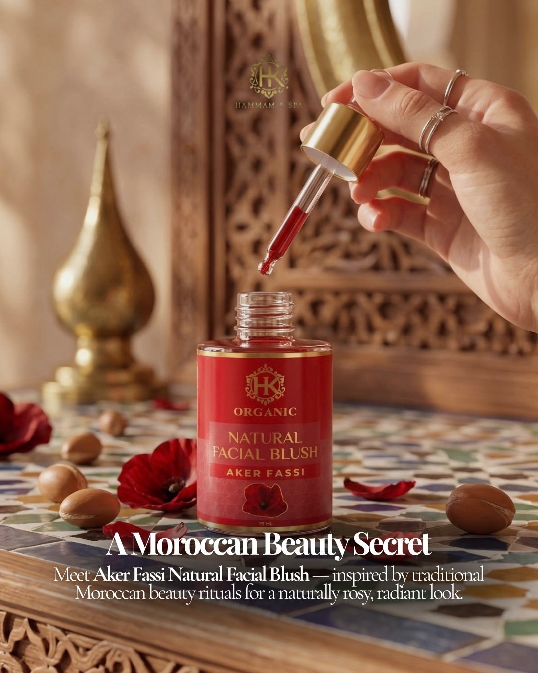 A little Moroccan beauty secret, now part of your everyday routine. 🌹✨

Meet our Aker Fassi Natural Facial Blush &mdash; inspired by centuries-old Moroccan beauty rituals.

Traditionally made using pigments from poppy petals and pomegranate, Aker Fa