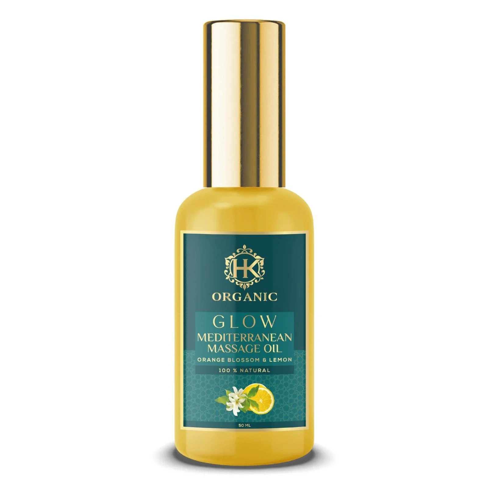 HKOrganic Mediterranean Massage Oil with Argan - 50ml