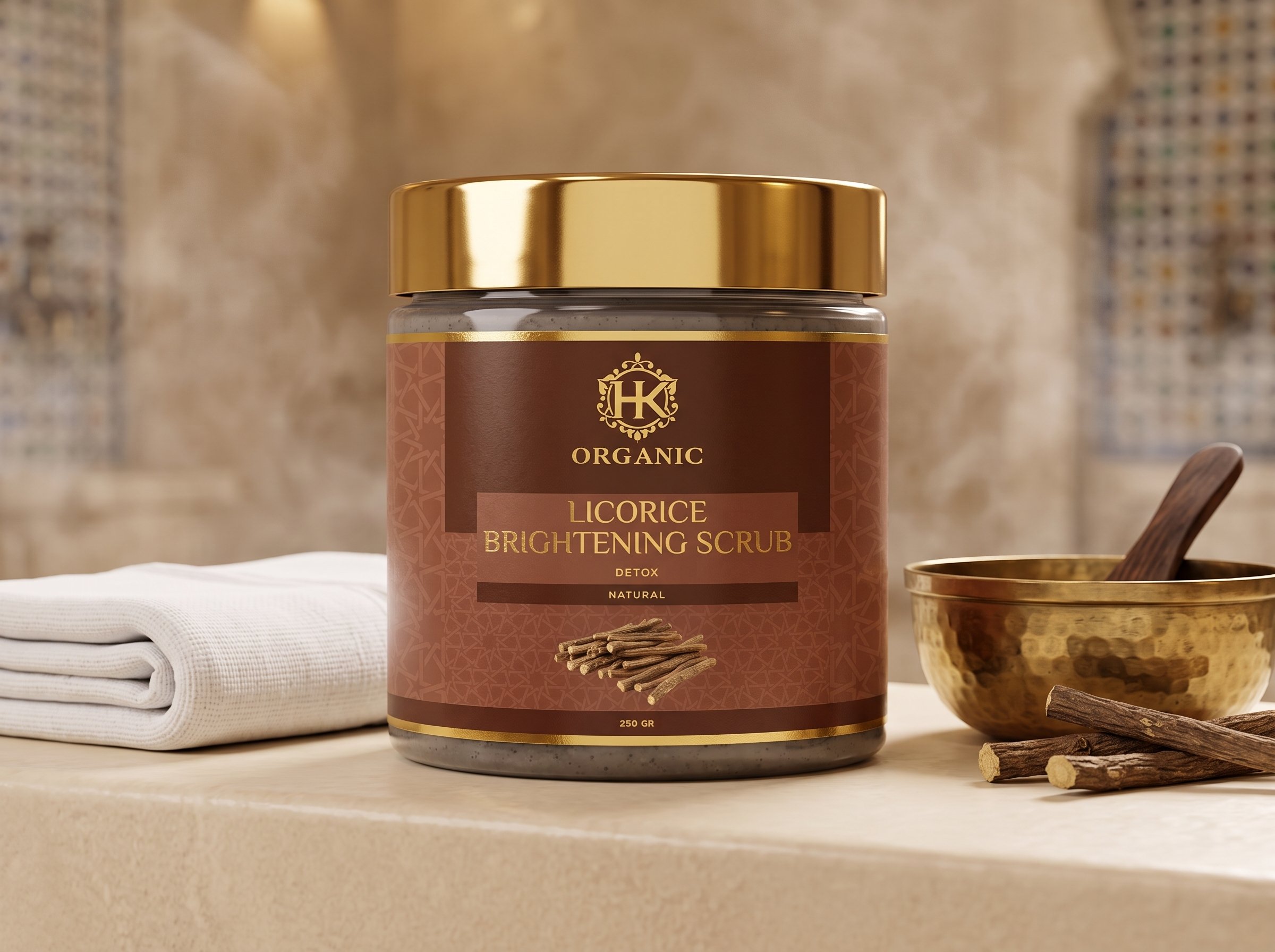 Licorice Brightening Body Scrub – 200g