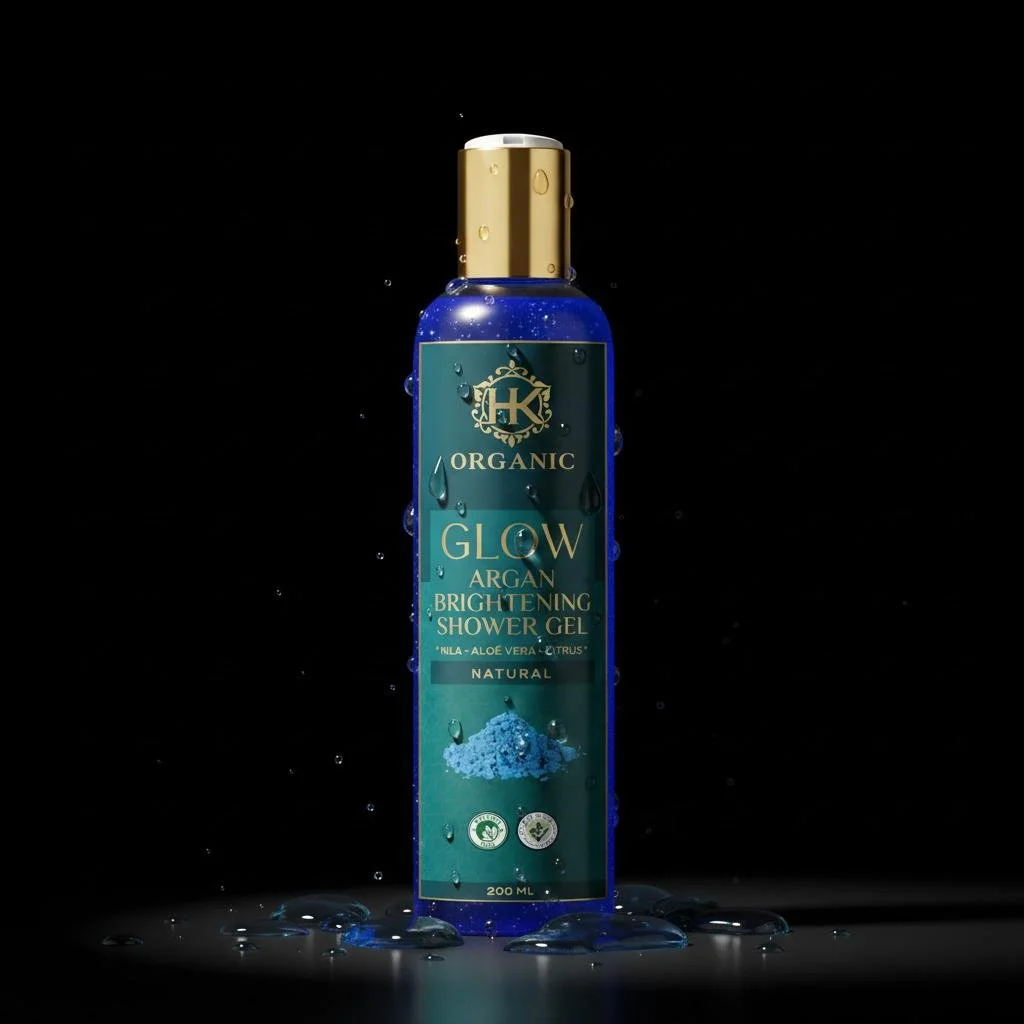 HKOrganic Glow Argan Brightening Shower Gel – 200ml: