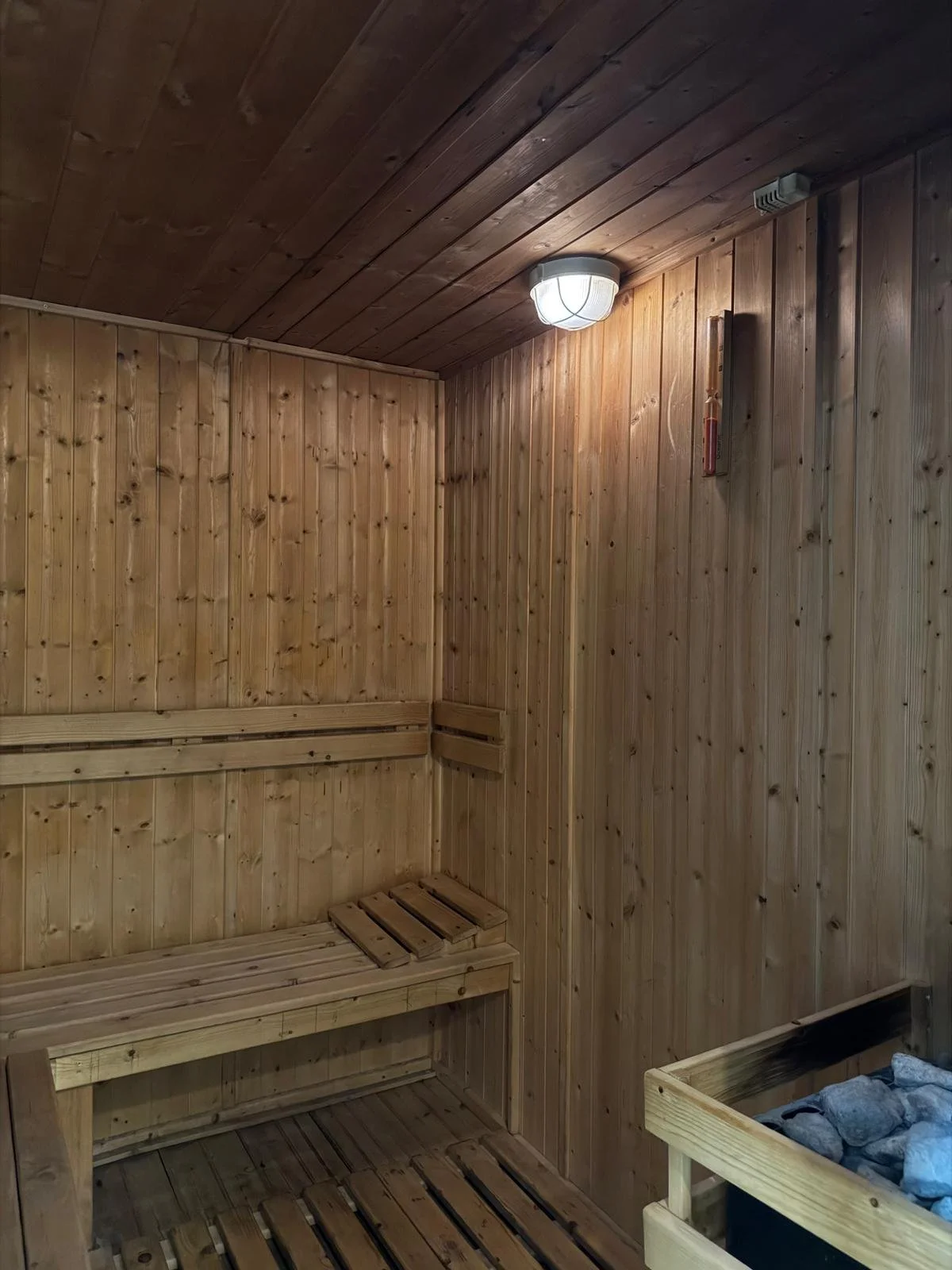 sauna room at hk hammam spa