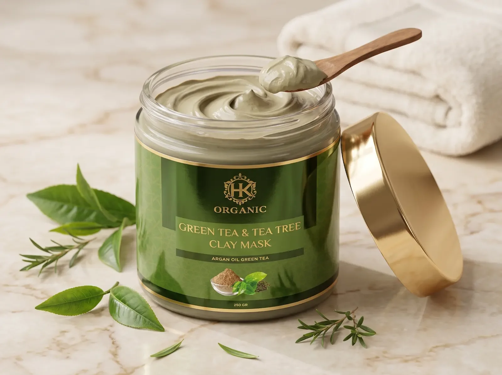 Green Tea & Tea Tree Clay Mask