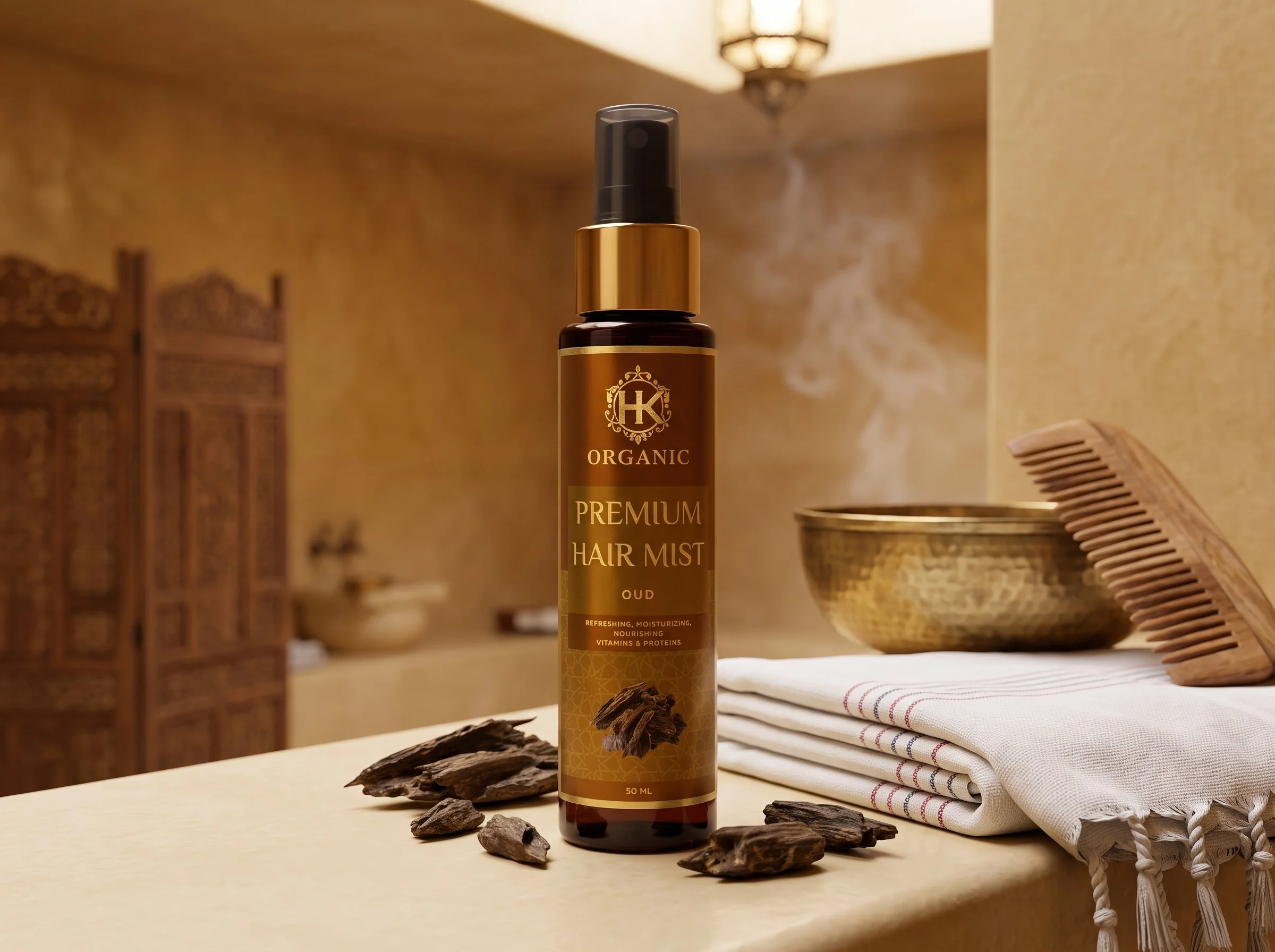 Organic Premium Hair Mist – Oud